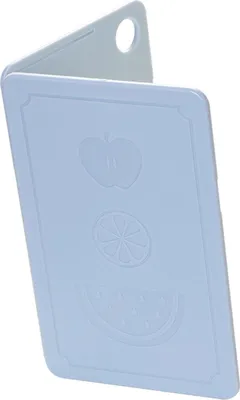 Zdjęcie produktu dla Składana deska do krojenia Przenośna plastikowa deska do krojenia owoców na piknik w plenerze Camping Nordic Grey Blue 20x12.5x0.8cm