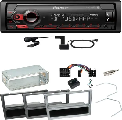 Produktbild von Pioneer MVH-S420DAB Bluetooth Einbauset für Opel Omega B Meriva A Agila Vivaro
