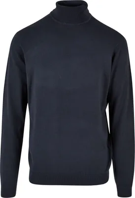 Produktbild von Urban Classics - Knitted Rollkragen Sweater navy - S