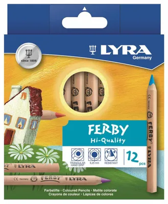 Obrázek produktu pro Lyra Ferby Nature Sada barevných tužek Barvy 12 ks
