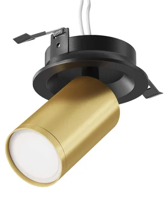 Zdjęcie produktu dla Lampa sufitowa, aluminium, czarne matowe złoto, regulowana