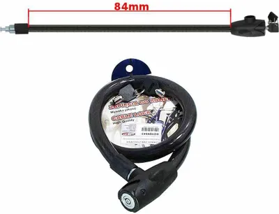 Zdjęcie produktu dla Blokada antykradzieżowa 90 cm czarna