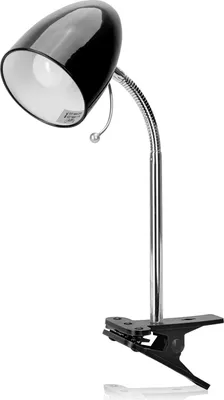 Produktbild von Aigostar Leselampe Klemmbar Klemmleuchte Retro Schreibtischlampe Tischlampe Arbeitsplatzlampe Nachttischleuchte mit Gelenk-Arm aus Metall, Schwarz