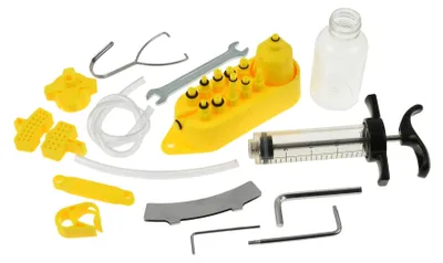 Immagine prodotto di Kit-set manutenzione per freni a disco  - spurgo con olio minerale/liquido biciclette
