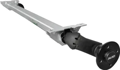 Produktbild von AL-KO OPTIMA Achse ungebremst 750 kg Anhänger 1260 mm Auflage 1573 mm Spurmaß 4x100 Radanschluss wartungsfrei Einzelradaufhängung verzinkt