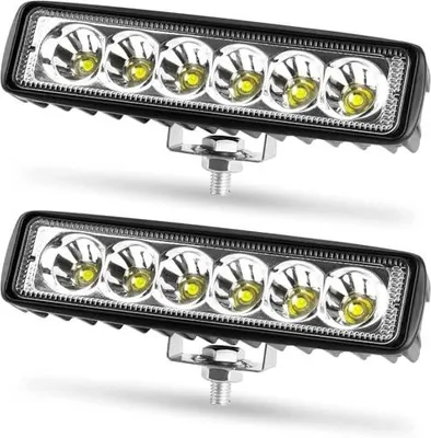 Zdjęcie produktu dla Reflektor roboczy LED 18W 12V 24V samochodowy IP67 wodoszczelny