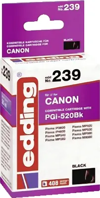 Image de edding EDD-239 Canon PGI-520 Text schwarz