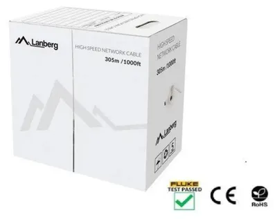 Produktbild von Lanberg LCU6-12CU-0305-S Netzwerkkabel 305 m Cat6 U/UTP (UTP) Grau