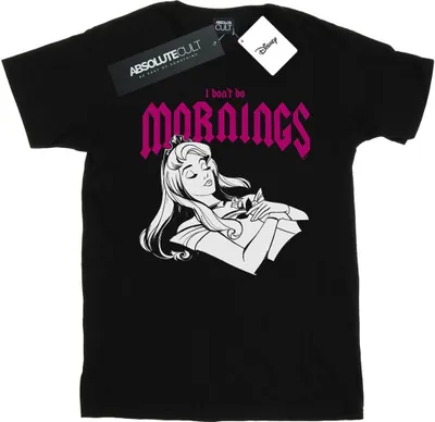 Produktbild von Disney - "Sleeping Beauty Don't Do Mornings" T-Shirt für Herren BI44294 (L) (Schwarz)