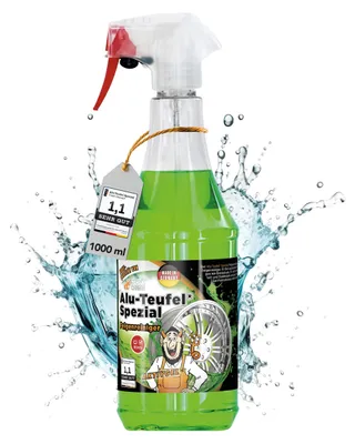 Produktbild von TUGA Chemie Alu-Teufel Spezial Felgenreiniger Grün, 1 L, Wirkindikator