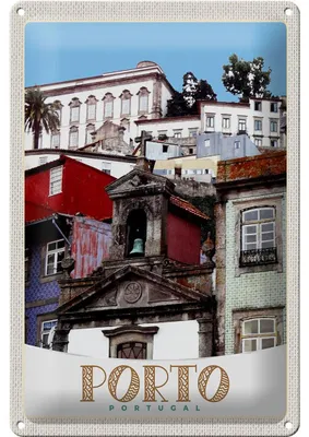 Produktbild von Blechschild Reise 20x30cm Porto Portugal Stadt Europa Urlaub