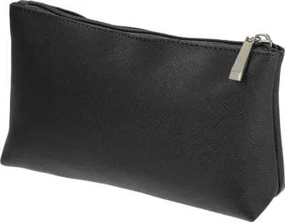 Produktbild von Reise-Kosmetiktasche, Make-up-Pinselhalter, Kosmetik-Organizer-Tasche, Kosmetikaufbewahrungstasche, tragbar, schwarz, Kunstleder, Größe M