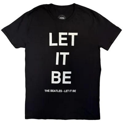 Produktbild von The Beatles Let It Be (Back Print) Black XL T-Shirt
