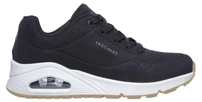 Produktbild von Skechers - "Uno Stand On Air" Sneaker für Damen, Keilabsatz GT29428 (38,5 EU) (Schwarz/Weiß)