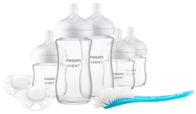 Productafbeelding van Avent Starterset Natural 3.0 Fles Glas (5 stuks)