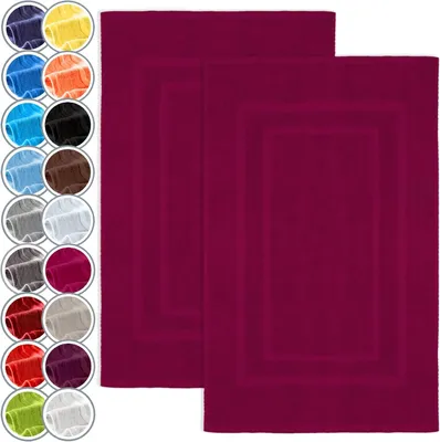 Produktbild von Badematte 800gsm Pink 50 X 80 CM (2er Pack)