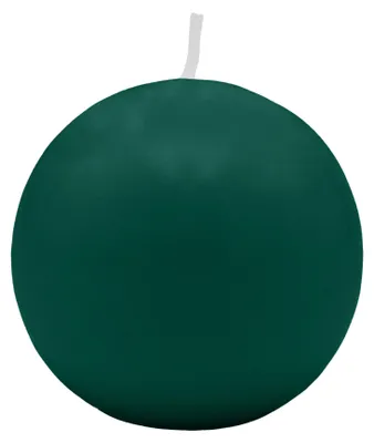 Produktbild von Kugelkerzen Dunkelgrün Ø 40 mm, 12 Stück