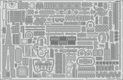 Produktbild von Eduard Accessories 53280 - 1:350 Tirpitz part 2 1/350 - Neu