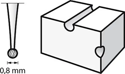 Obrázok produktu pre Dremel 105, Oceľ, 0,8 mm