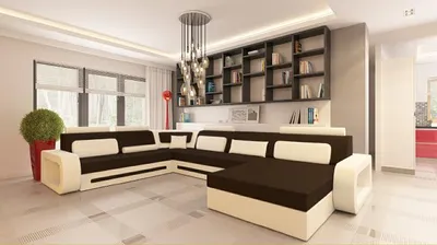 Produktbild von Stoffsofa Textil großes Sofa Couch Ecksofa Wohnlandschaft Schlafsofa Federkern