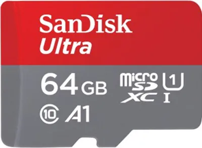 Image de SanDisk Ultra microSD 64 Go MicroSDXC UHS-I classe 10