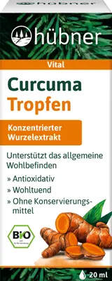 Produktbild von Hübner - Curcuma Tropfen - 20ml