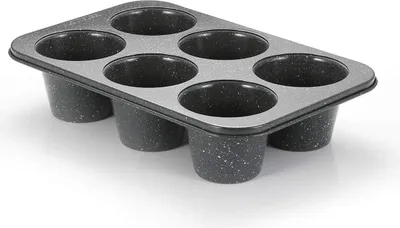 Obrázok produktu pre Forma na muffiny Monfish jumbo - 6 košíčkov, uhlíková oceľ, nepriľnavý povrch