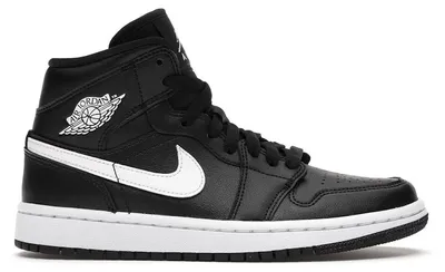 Produktbild von Jordan 1 Mid Black White (Women's) - EU 42