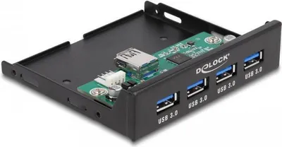 Image de Delock - Hub - internal 3.5" - 4 x USB 3,2 Gen 1 + 1 x USB3.0 (intern) (64166)