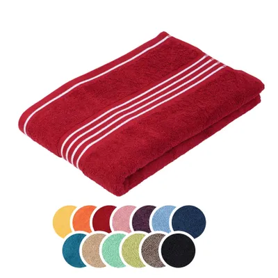 Produktbild von liebling Duschtuch Baumwolle, Serie Santos, 500 gr. / m², 70 x 140 cm, , 60 Grad, saugstark, schnelltrocknend, Farbe: rot
