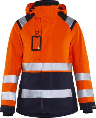 Produktbild von Blakläder Warn- und Wettershelljacke Damen 49041987 orange/marine Uni, L