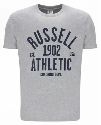 Image de Russell Athletic Homme-Kurzarm-T-shirt AMT A40101 Gris
