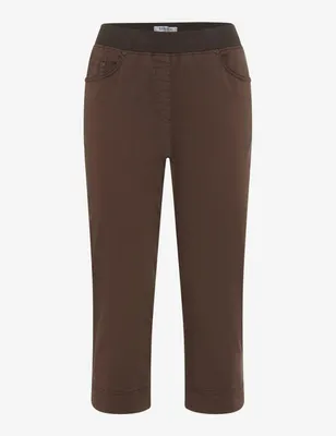 Immagine prodotto di RAPHAELA di BRAX PAMINA CAPRI, pantaloni chino da donna, colore marrone