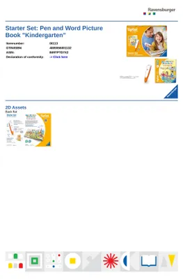 Produktbild von Starter-Set: Stift und Wörter-Bilderbuch Kindergarten Ravensburger 00113