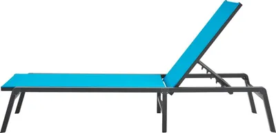 Produktbild von Liegestuhl Outdoor-Terrassenliege mit 5-fach verstellbarer Rückenlehne