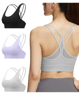 Produktbild von Damen Sport-BH mit Verstellbaren Trägern und Atmungsaktivem Design