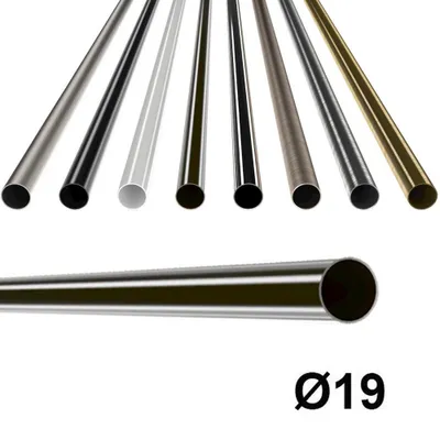 Produktbild von MDEKOR Metallrohr für Gardinenstange, 19 mm, Antik Stahl, 160 cm