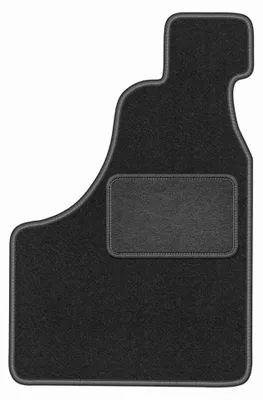 Productafbeelding van Velours bestuurdersmat voor Fiat 126P 1973-2001 – grafiet, op maat – Wielganizator LUX