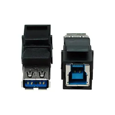 Immagine prodotto di BACHMANN Accoppiatore Keystone USB 3.0 B/A femmina-femmina nero