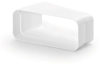 Produktbild von Naber F-RBH 150 Rohrbogen horizontal 15°, weiß - Lüftungstechnik