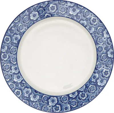 Produktbild von Greengate Selma Speiseteller blau 25,6cm