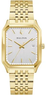 Produktbild von Bulova Herrenuhr 97B236 Quarz 38 mm Saphirglas Datum 3 ATM wasserdicht