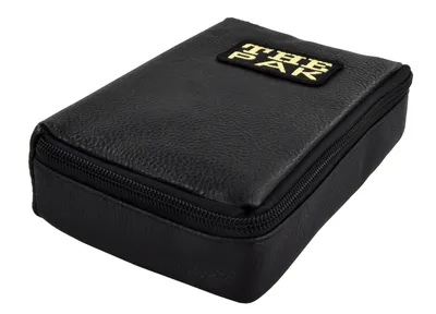 Produktbild von Karella Darttasche PAK original, schwarz, Lederoptik, Platz für Darts und Zubehör, Perfekter Schutz, Dartcase, Tasche für Darts