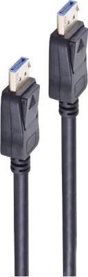Produktbild von S/CONN maximum connectivity 10-81025, 1 m, DisplayPort, DisplayPort, Männlich, Männlich, 7680 x 4320 Pixel