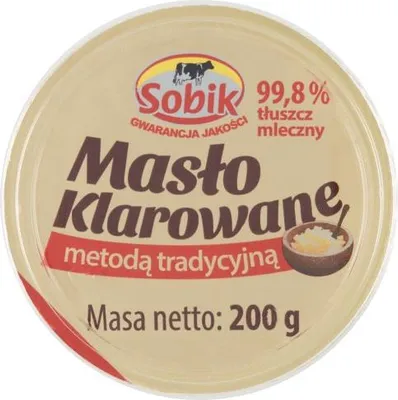 Zdjęcie produktu dla Sobik Masło klarowane metodą 200g