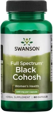 Produktbild von Schwarzer Cohosh 540 mg 60 Kapseln Swanson Health Products