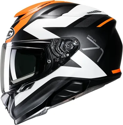 Produktbild von HJC RPHA71 PINNA Integralhelm schwarz-orange MC7SF XXL