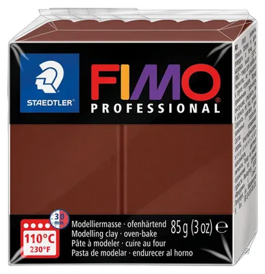 Zdjęcie produktu dla STAEDTLER® 8004-77 Masa modelarska Fimo prof 85 g, kolor czekoladowy