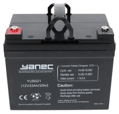Productafbeelding van Yanec Loodaccu 12V 33Ah