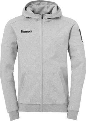 Produktbild von Kempa Kapuzenjacke STATUS Uni 2003633_01 grau melange S
